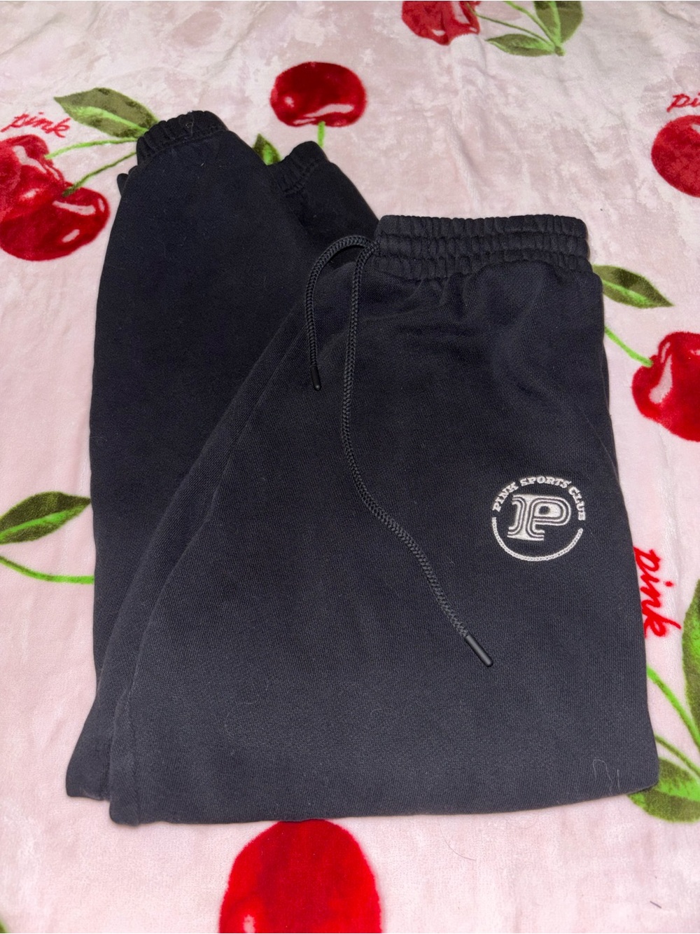 pink victoria’s secret joggers